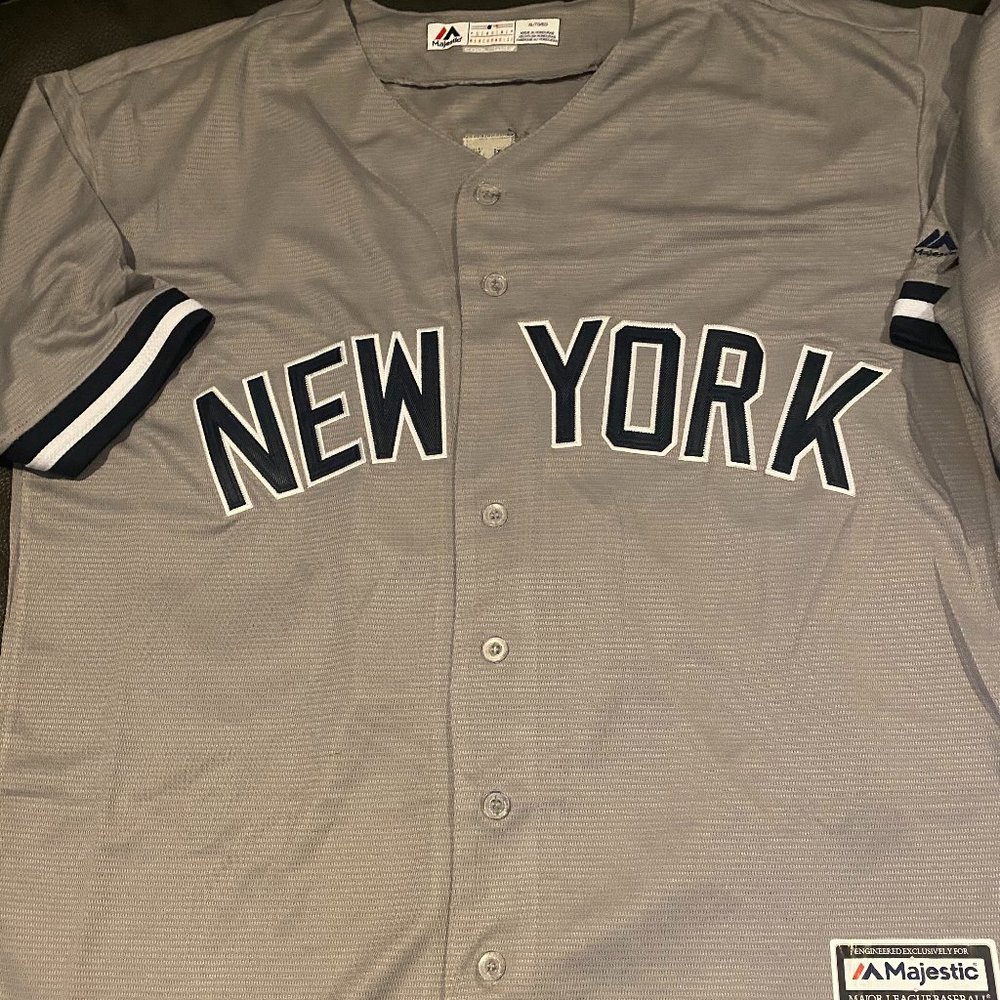 Majestic NEW YORK YANKEES DEREK JETER Cool Base Men's JERSEY Sz M,L,XL,2XL,3XL - Picture 2 of 5